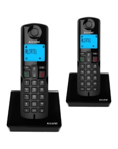 Телефон проводной Alcatel S230 Duo RU Black 2 шт S230 Duo RU Black 2 шт