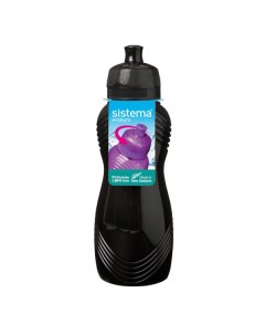Бутылка для воды Sistema Hydrate Wave Bottle 600мл Black 600 Hydrate Wave Bottle 600мл Black 600