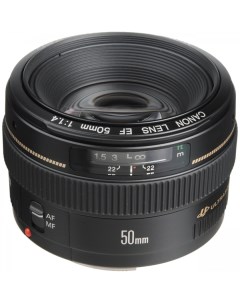 Объектив для цифрового фотоаппарата Canon EF 50mm f 1 4 USM Black EF 50mm f 1 4 USM Black