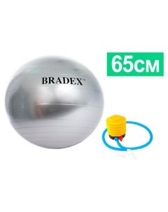 Мяч для фитнеса Bradex SF 0186 Фитбол 65 с насосом SF 0186 Фитбол 65 с насосом