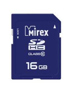 Карта памяти SDHC Micro Mirex SDHC 16GB class 10 SDHC 16GB class 10