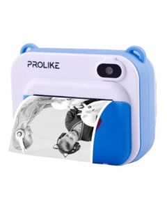 Фотоаппарат моментальной печати Prolike голубой 406671 голубой 406671