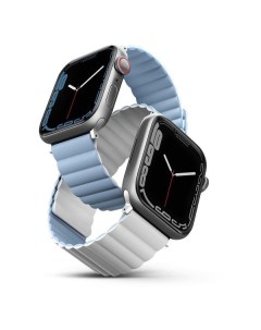 Ремешок для смарт часов Uniq Apple Watch 41 40 38mm Revix White Blue Apple Watch 41 40 38mm Revix Wh
