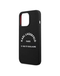 Чехол Karl Lagerfeld на iPhone 13 Pro Max Liquid silicone RSG logo на iPhone 13 Pro Max Liquid silic Karl lagerfeld