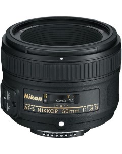 Объектив для зеркального фотоаппарата Nikon Nikon 50mm f 1 8G AF S Nikkor Nikon 50mm f 1 8G AF S Nik