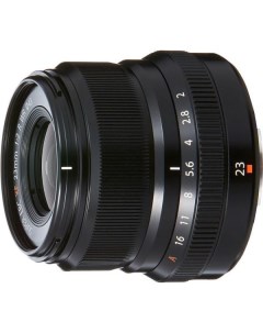 Объектив для фотоаппарата Fujifilm XF 23mm f 2 R WR черный XF 23mm f 2 R WR черный