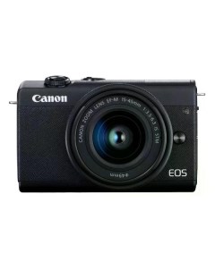 Фотоаппарат системный Canon EOS M200 Kit EF M 15 45mm F 3 5 6 3 IS STM Black EOS M200 Kit EF M 15 45