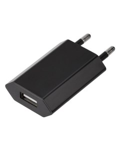 Сетевое зарядное устройство USB Rexant USB 1 А черное USB 1 А черное