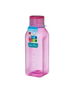 Бутылка для воды Sistema Hydrate Square Bottle 475мл Red 870 Hydrate Square Bottle 475мл Red 870