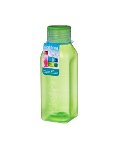 Бутылка для воды Sistema Hydrate Square Bottle 475мл Green 870 Hydrate Square Bottle 475мл Green 870