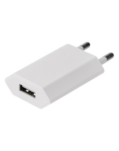 Сетевое зарядное устройство USB Rexant USB 1 А белое USB 1 А белое