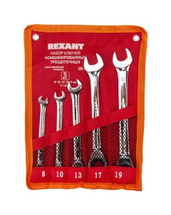 Набор ручного инструмента Rexant Ключей комбинированных трещоточных 5шт 12 4841 1 Ключей комбинирова