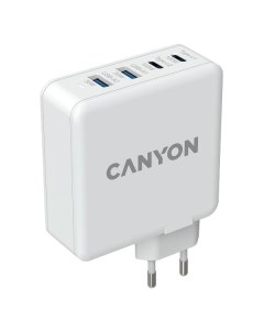 Сетевое зарядное устройство USB Canyon H 100W Power Delivery GAN 100W QC30 30W белый H 100W Power De