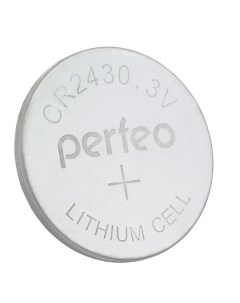 Батарея Perfeo CR2430 5BL Lithium Cell CR2430 5BL Lithium Cell