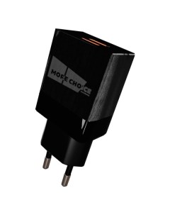 Сетевое зарядное устройство USB More Choice NC24m Black NC24m Black More choice