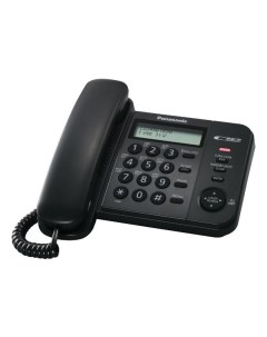 Телефон проводной Panasonic KX TS2356RUB Black KX TS2356RUB Black