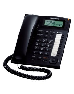 Телефон проводной Panasonic KX TS2388RUB Black KX TS2388RUB Black