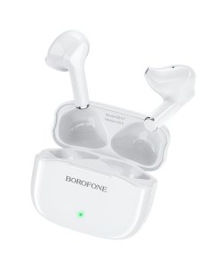 Наушники True Wireless Borofone с микрофоном BE47 Perfecto белые с микрофоном BE47 Perfecto белые