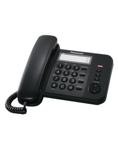 Телефон проводной Panasonic KX TS2352RUB Black KX TS2352RUB Black