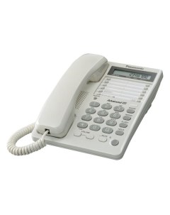Телефон проводной Panasonic KX TS2362RUW White KX TS2362RUW White