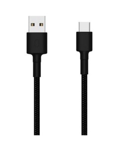 Кабель для сотового телефона Xiaomi Mi USB Type C 1м Braided Cable SJV4109GL черный Mi USB Type C 1м