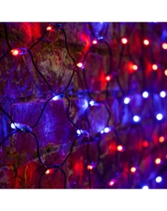Гирлянда светодиодная NEON NIGHT Сеть 2 5х2 5м 432 LED Красные Синий Сеть 2 5х2 5м 432 LED Красные С Neon-night