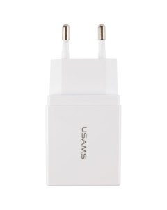 Сетевое зарядное устройство USB Usams US CC090 белый CC90TC01 US CC090 белый CC90TC01