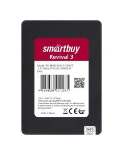 SSD накопитель Smartbuy Revival 3 240GB SB240GB RVVL3 25SAT3 Revival 3 240GB SB240GB RVVL3 25SAT3