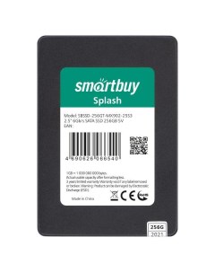 SSD накопитель Smartbuy Splash 256GB SBSSD 256GT MX902 25S3 Splash 256GB SBSSD 256GT MX902 25S3