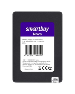 SSD накопитель Smartbuy Nova 120GB SBSSD120 NOV 25S3 Nova 120GB SBSSD120 NOV 25S3