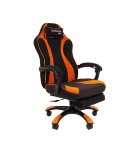 Кресло компьютерное игровое Chairman Game 35 черное оранжевое Game 35 черное оранжевое