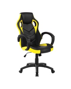 Кресло компьютерное Helmi HL S07 Boost черный желтый HL S07 Boost черный желтый
