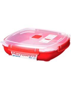 Контейнер для продуктов Sistema Microwave Plate 1 3л Red 1106 Microwave Plate 1 3л Red 1106