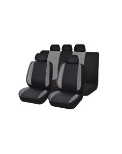 Чехлы для автомобильных сидений Kraft KT 835614 Modern полиэстер черный серый KT 835614 Modern полиэ Крафт