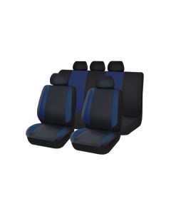 Чехлы для автомобильных сидений Kraft KT 835615 Modern полиэстер черный синий KT 835615 Modern полиэ Крафт