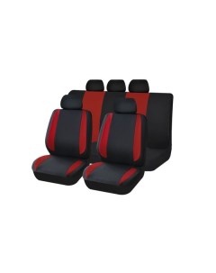 Чехлы для автомобильных сидений Kraft KT 835613 Modern полиэстер черный красный KT 835613 Modern пол Крафт