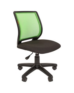 Кресло компьютерное Chairman 699 без подлокотников черный зеленый 699 без подлокотников черный зелен