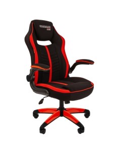 Кресло компьютерное игровое Chairman Game 19 ткань черный красный Game 19 ткань черный красный
