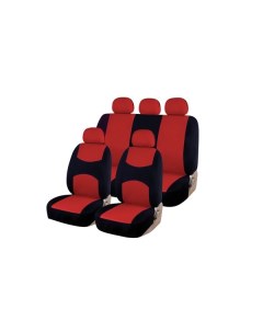 Чехлы для автомобильных сидений Kraft KT 835610 Casual полиэстер черный красный KT 835610 Casual пол Крафт