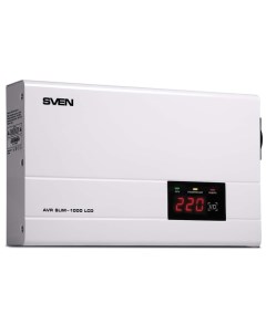 Стабилизатор напряжения Sven SV 012816 AVR SLIM 1000 LCD SV 012816 AVR SLIM 1000 LCD