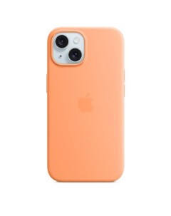Чехол Apple iPhone 15 Silicone Case MagSafe Orange Sorbet iPhone 15 Silicone Case MagSafe Orange Sor