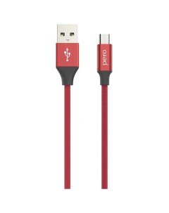 Кабель для сотового телефона mini micro USB Pero DC 02 micro USB 2А 1м красный PRDC 02MU1MR DC 02 mi Péro