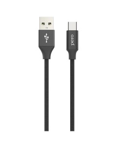 Кабель USB Type C Pero DC 02 8 pin Lightning 2А 1м черный PRDC 028P1MB DC 02 8 pin Lightning 2А 1м ч Péro