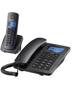 Телефон проводной Alcatel M350 Combo RU Black M350 Combo RU Black