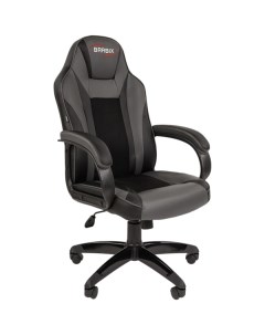 Кресло компьютерное Brabix Tanto GM 171 ткань э кожа черн сер Tanto GM 171 ткань э кожа черн сер
