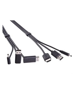 Кабель для компьютера VCOM VR 3в1 USB HDMI DC 3 5 5m CU416 5 0 VR 3в1 USB HDMI DC 3 5 5m CU416 5 0 Vcom