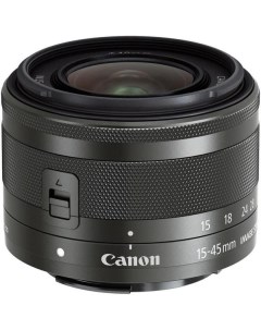 Объектив для зеркального фотоаппарата Canon Canon EF M 15 45mm F3 5 6 3 IS STM Canon EF M 15 45mm F3