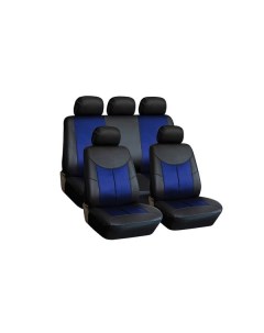 Чехлы для автомобильных сидений Kraft KT 835629 Style экокожа черный синий KT 835629 Style экокожа ч Крафт