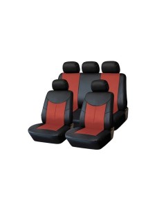 Чехлы для автомобильных сидений Kraft KT 835628 Style экокожа черный красный KT 835628 Style экокожа Крафт
