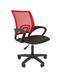 Кресло компьютерное Chairman 696 LT ткань черный красный 696 LT ткань черный красный